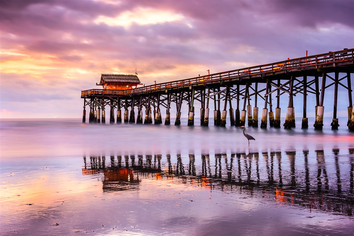 Cocoa Beach pier on Florida&rsquo;s Space Coast